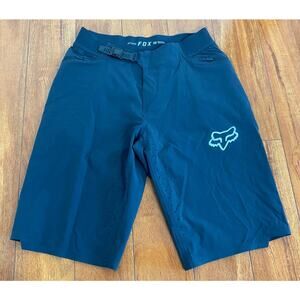 Fox Racing Attack softshell performance belted mtb biking athletic shorts, 32